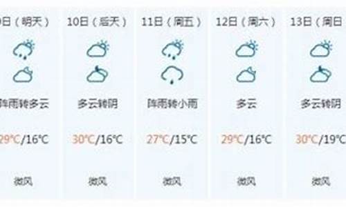 九寨沟天气查询7天_九寨沟一周天气预报七