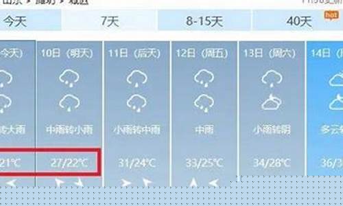 查潍坊一周天气预报情况查询结果_查潍坊一周天气预报情况查询