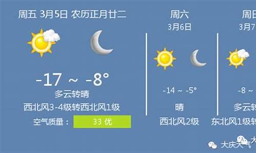 大庆天气预报查询30天_大庆天气预报实时预报