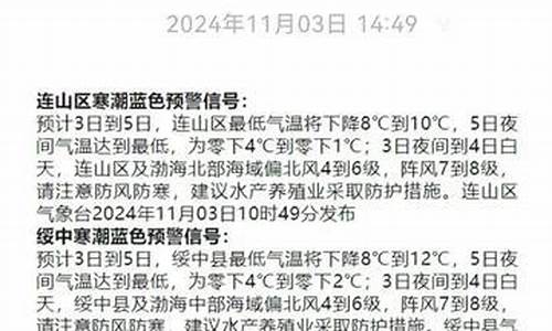 葫芦岛绥中天气情况_葫芦岛绥中天气预报查询最新消息