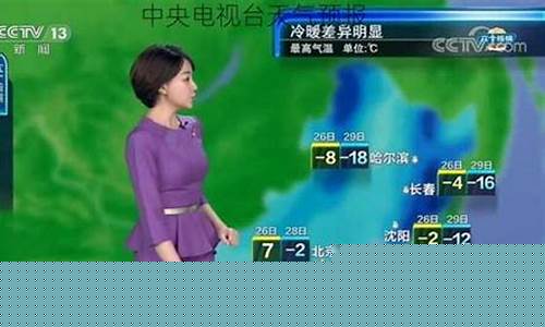 央视天气预报节目主持人_中央台天气预报节目主持人